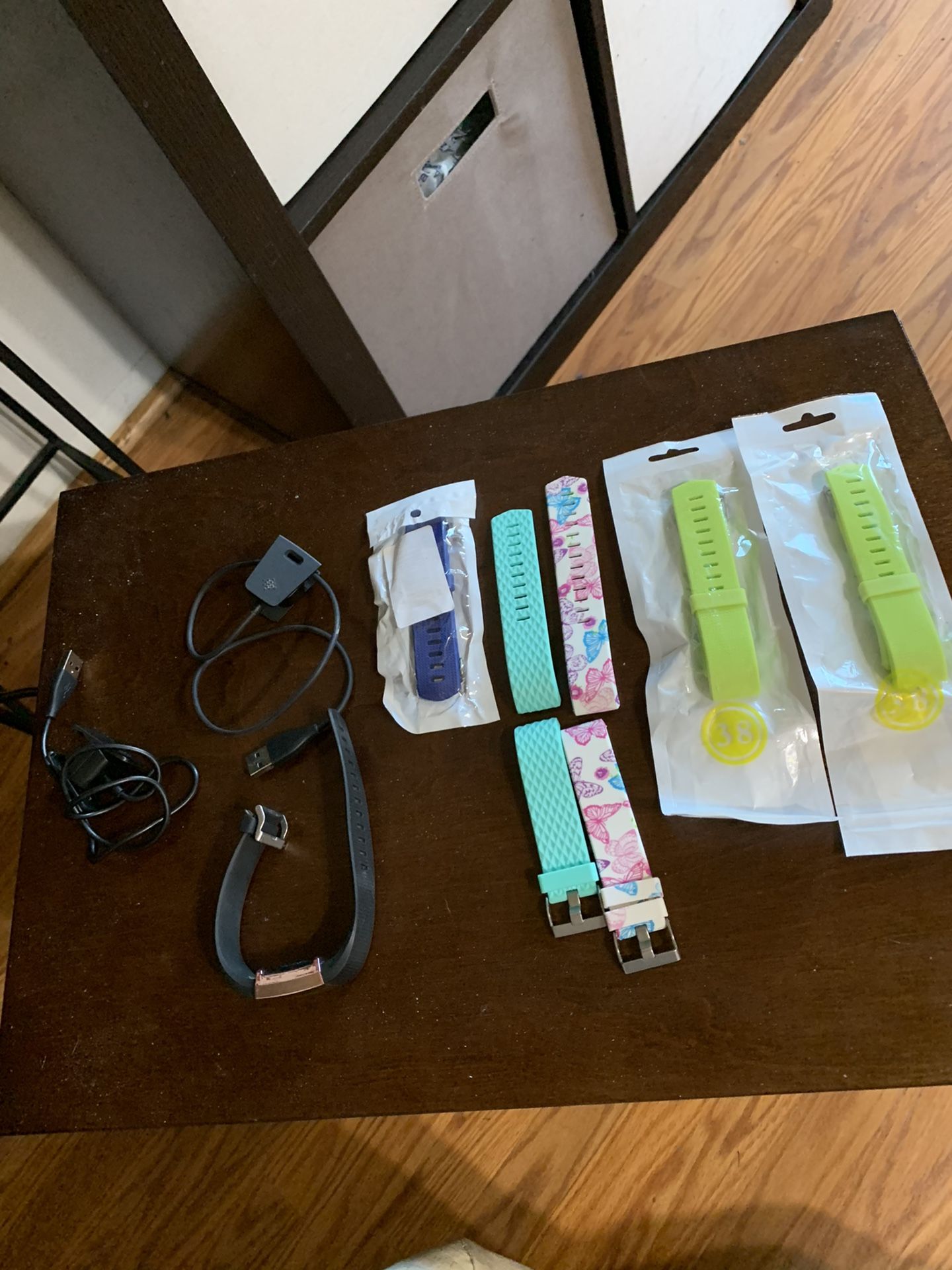 Fitbit Charge 2 With 6 Bands & 2 Chargers. Practically New.