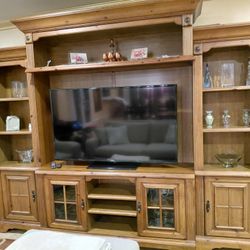 Beautiful Wall Unit (TV Not Included)