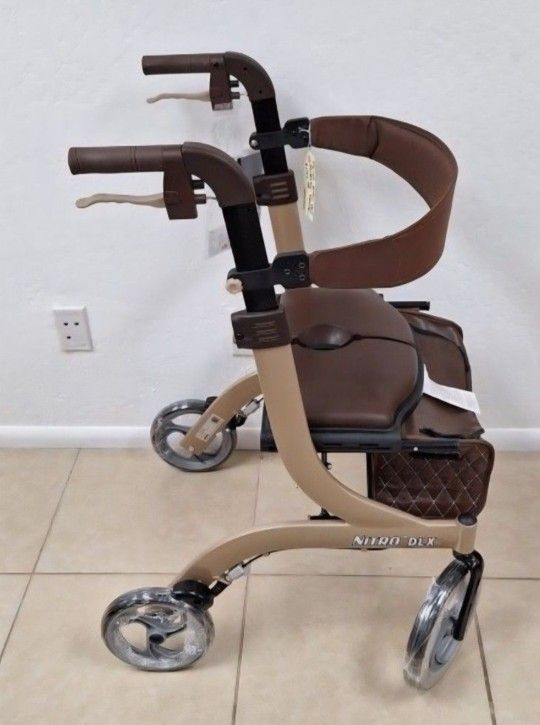 Nitro DLX Foldable Rollator Walker General