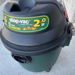 Shop-Wet And Vac 6 Gallons Clean