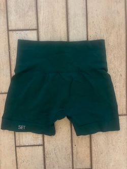 SET Active Green Bike Shorts