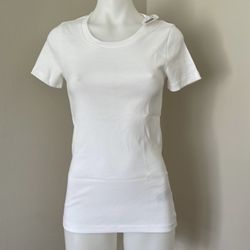 (NWT) J. Crew Perfect Fit 100% Cotton White Tee, Small