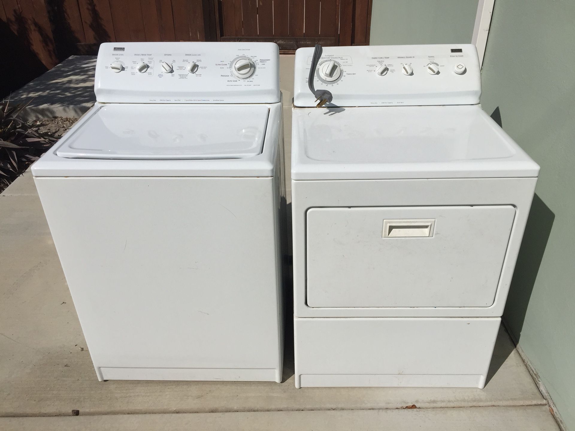 Kenmore washer and dryer FREE (you haul away)