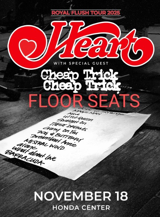 Heart with Cheap Trick- Honda Center
