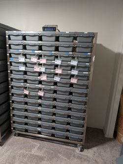 Snake rack freedom breeder fb10 65 tub reptile rack