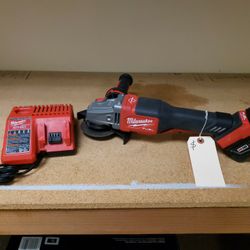 Milwaukee M18 Grinder Kit 2980-21 With Battery And Charger 