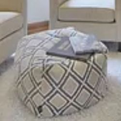 MAX STUDIO HOME POUF/BEAN BAG CHAIR - WEATHER RESISTANT FABRIC 