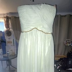 Mint Green Long Prom Dress 