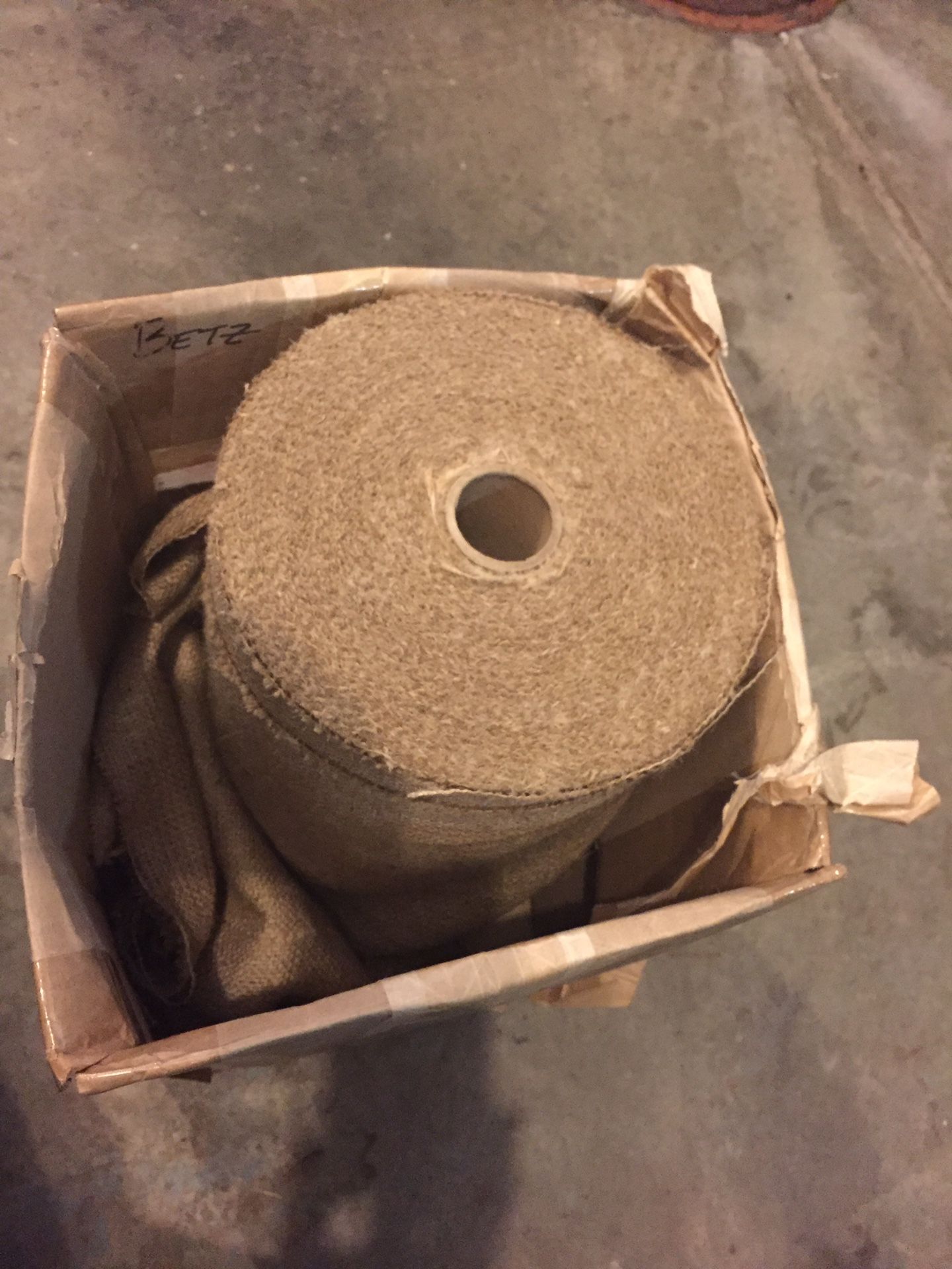 Burlap, roll of burlap