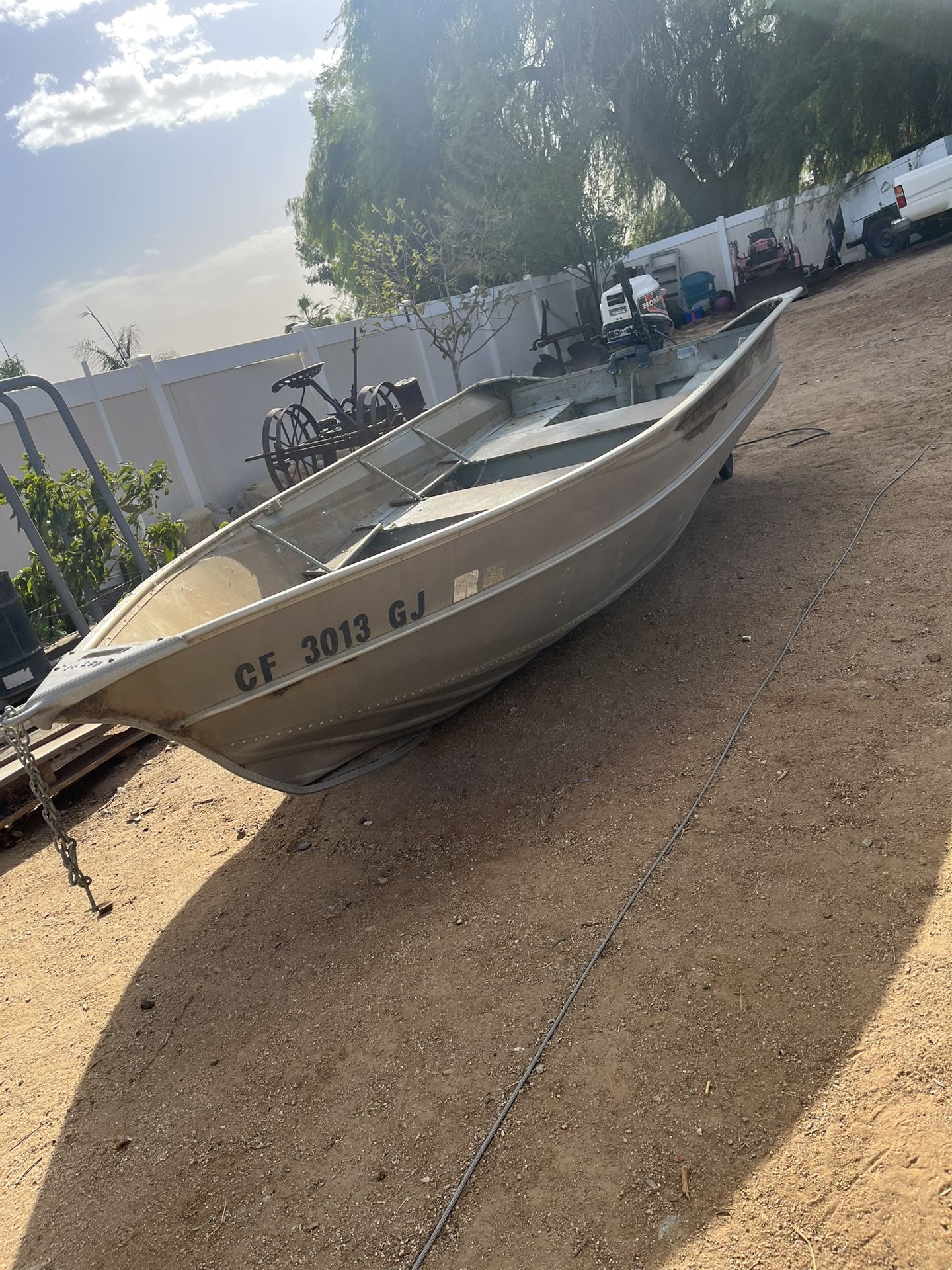 Aluminum Boat With Honda Motor