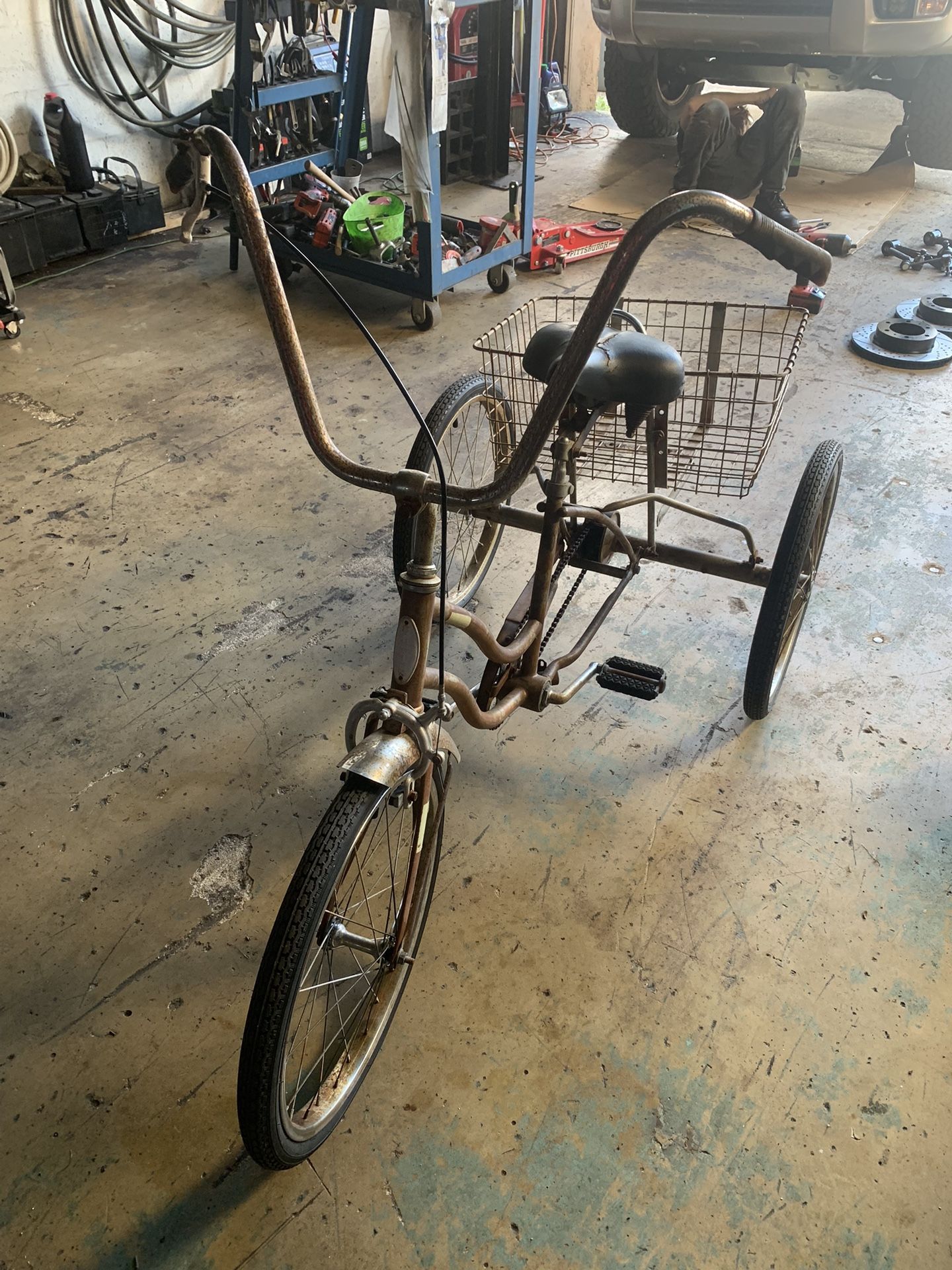 schwinn 3-wheel bicycle Meridian Adult Tricycle 24In chrome fenders for classic curb appeal Schwinn Meridian Adult Tricycle 26"