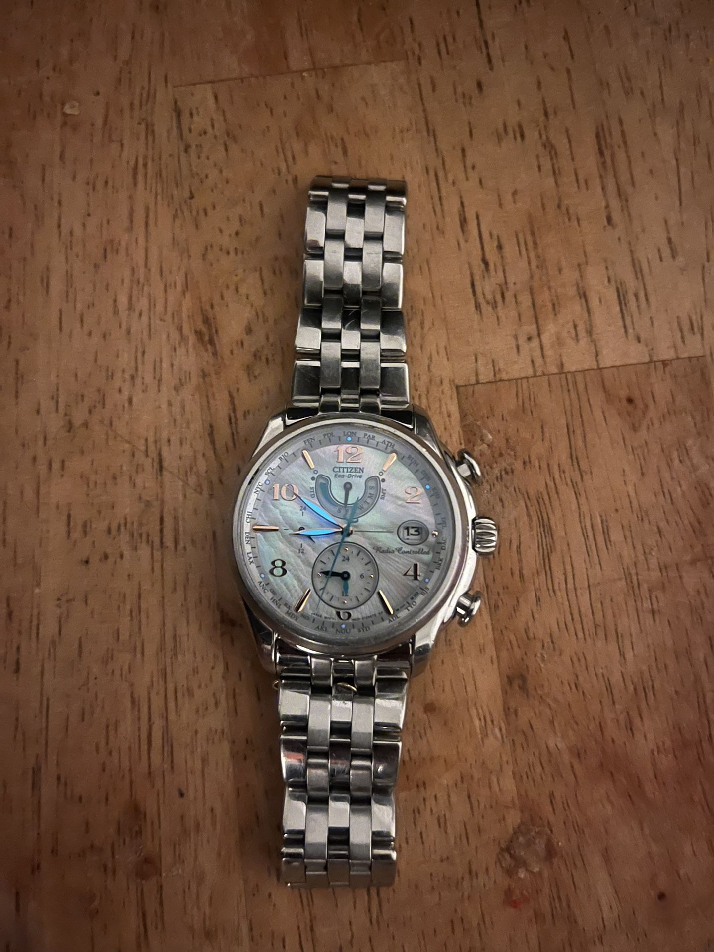 Citizen Eco Drive Solar mother Of All Pearls Solar Rare