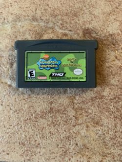 Game boy Advanced Spongebob video game