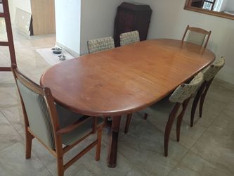 Danish Teak Dining Room Table and Chairs
