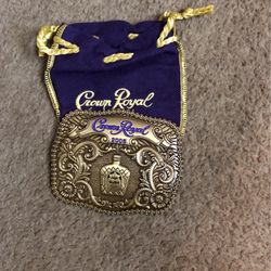 Crown Royal Belt Clip 2005 ,With Small Crown Royal Bag