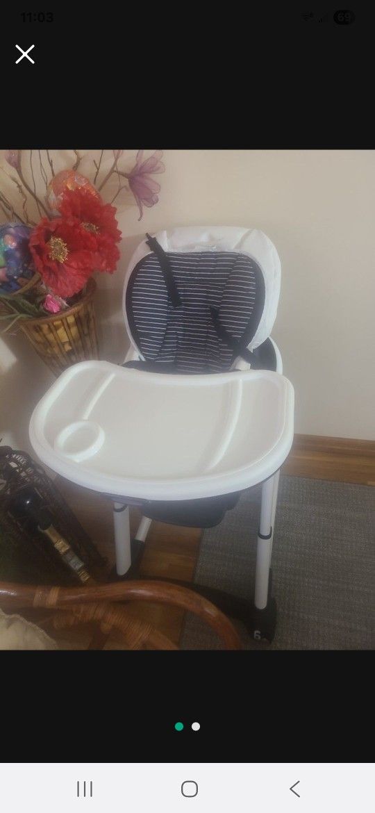 Graco Blossom 6-in-1 Seating System Convertible High Chair - Studio
