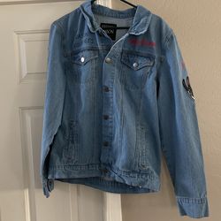 Freddy Vs Jason Hot Topic Stamped Jacket Medium Size