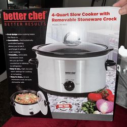 Crockpot slow cooker 4 quart