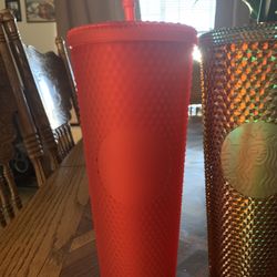 Starbucks 2019 Red Matte Studded Venti Cup