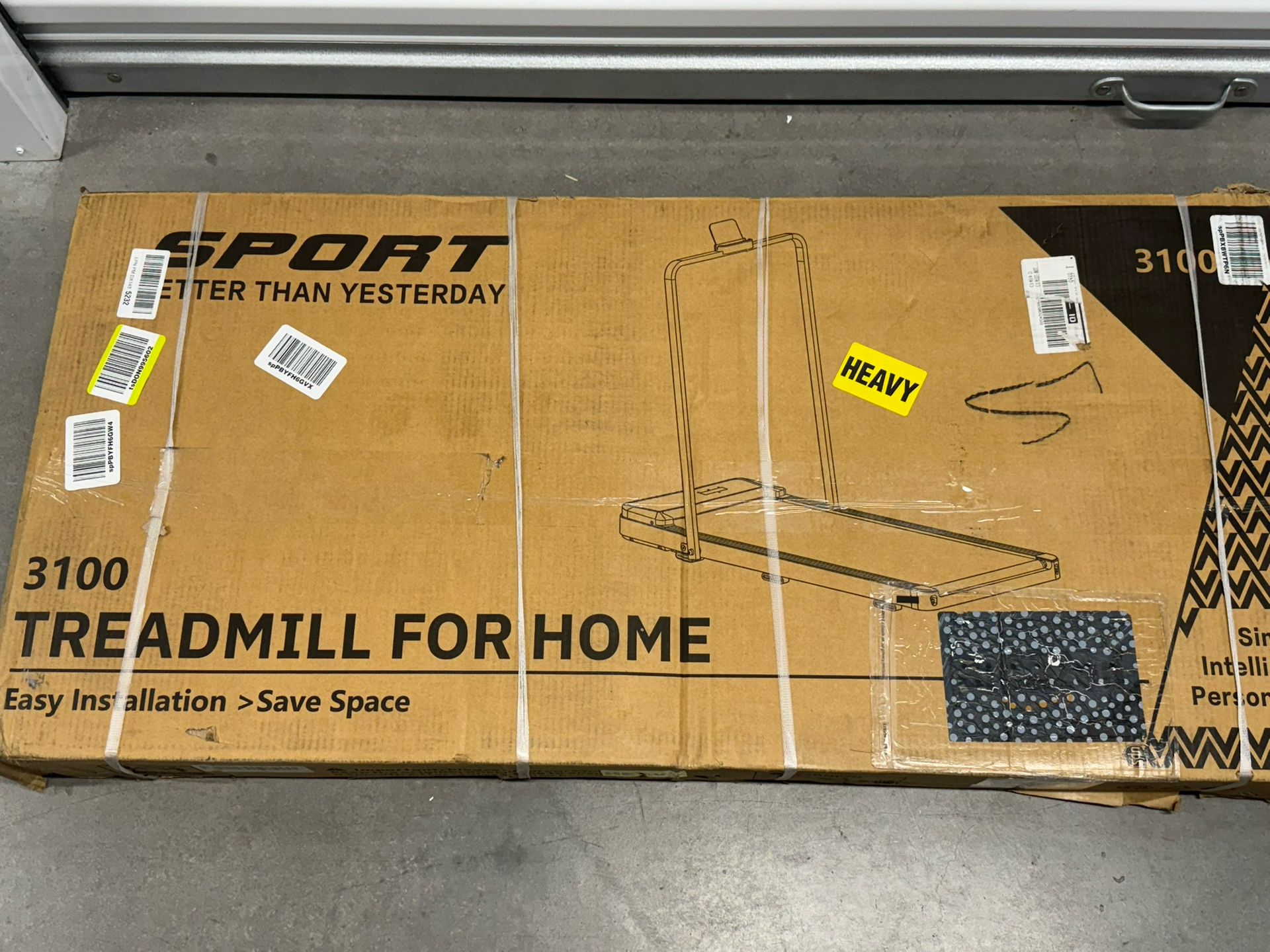 Treadmill For Home Office 2.5HP 265 Lbs Capacity