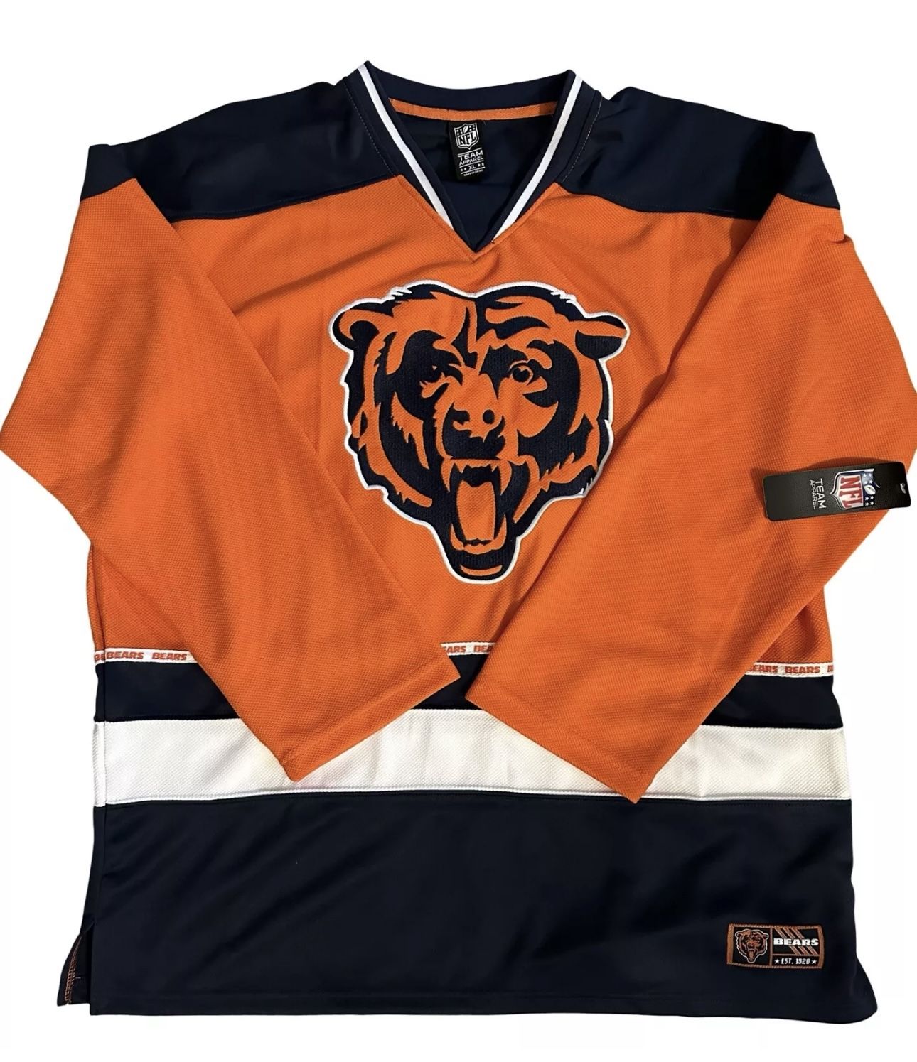 Chicago Bears NFL Hockey Style Jersey - Men’s Large