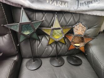 Candle holders -Stars