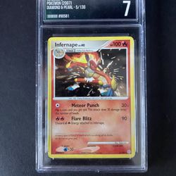 Infernape 5/130 Diamond & Pearl Holo Rare Pokemon Card TSG 7 