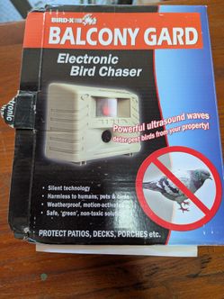Bird-X Balcony Gard Electronic Bird Chaser