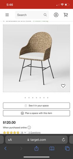 Wicker chair