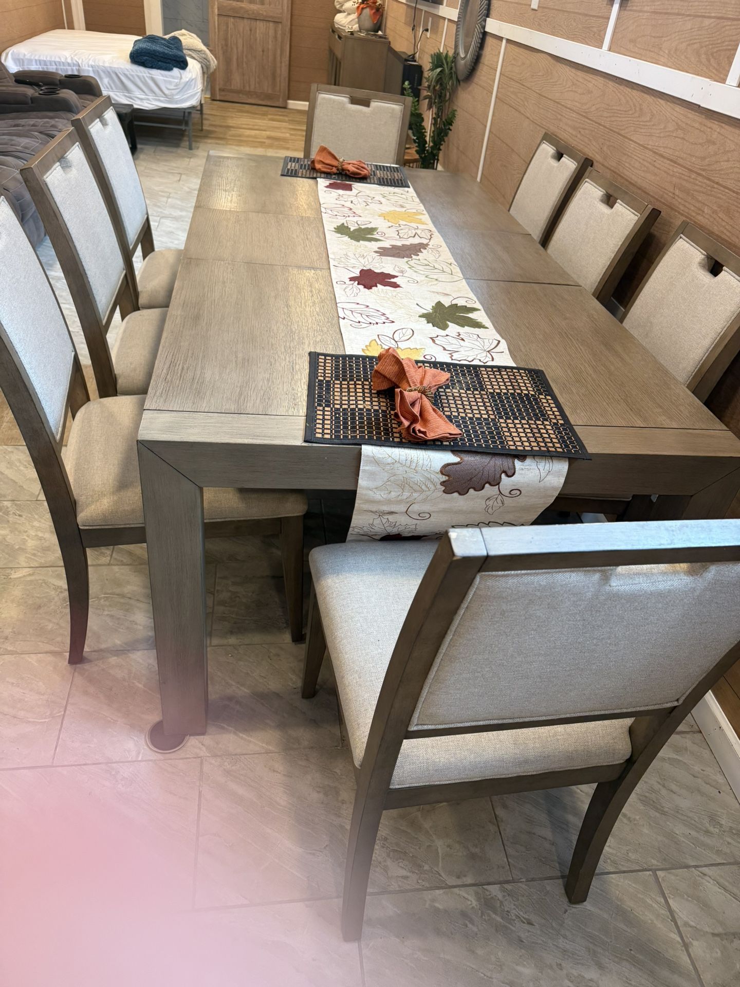 Dining Table With 8 Chairs 