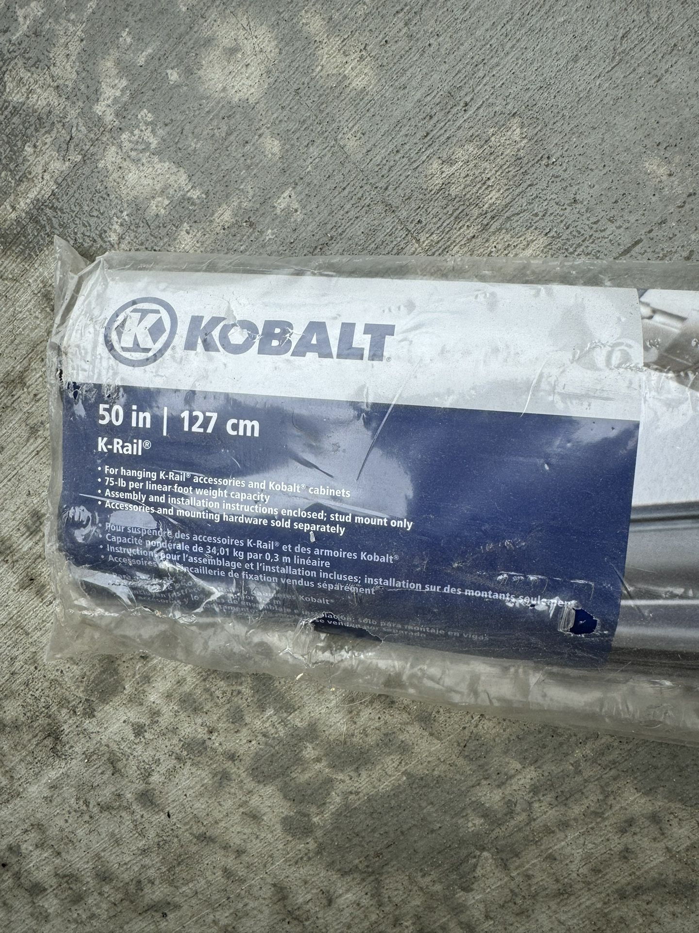 Kobalt K-rail System With Large Basket 