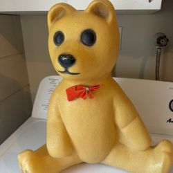 1988 Union Products Teddy Bear Blow Mold 7512 Vintage Decor-