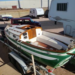 TRADE 18 FT. SAILBOAT FOR LATE MODEL GOLF CART