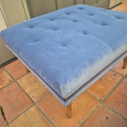 New Ottoman,   Blue, Beautiful, Soft!