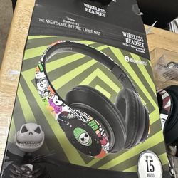 Nightmare Before Christmas Wireless Head Phones