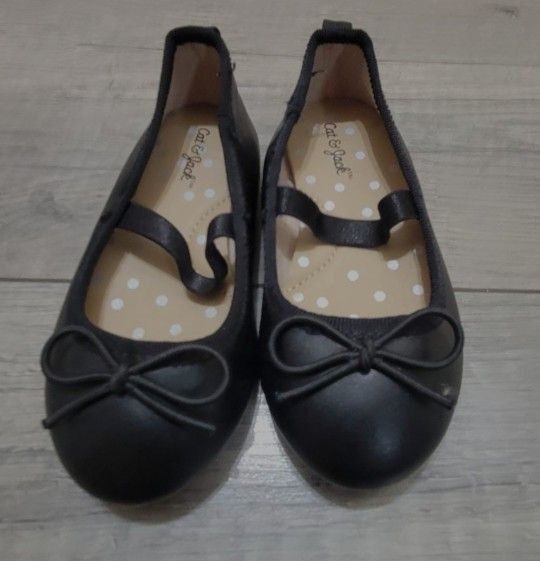 Cat & Jack Black Toddler Flat Shoes