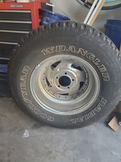 Goodyear wrangler tire