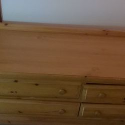 Four Draw Wooden Dresser 