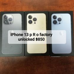 iPhone 13 Pro Factory unlocked 