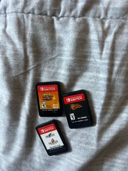 Nintendo switch games lot $40 for the 3 games