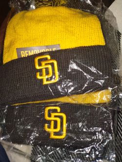 Padres waffle beanie