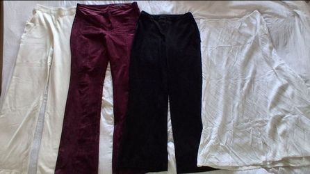 Women's Fashion Bundle: Velvet Pants, Wide-Leg Pants, and Skirt Collection