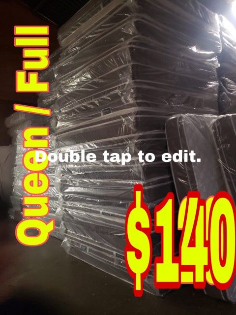 New Queen Pillow Top