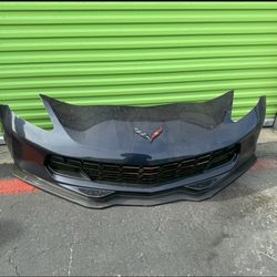 Black Z06 Bumper And Carbon Fiber Lip 