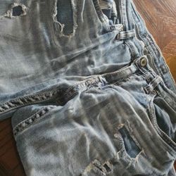 Buckle Black Men Work Jeans