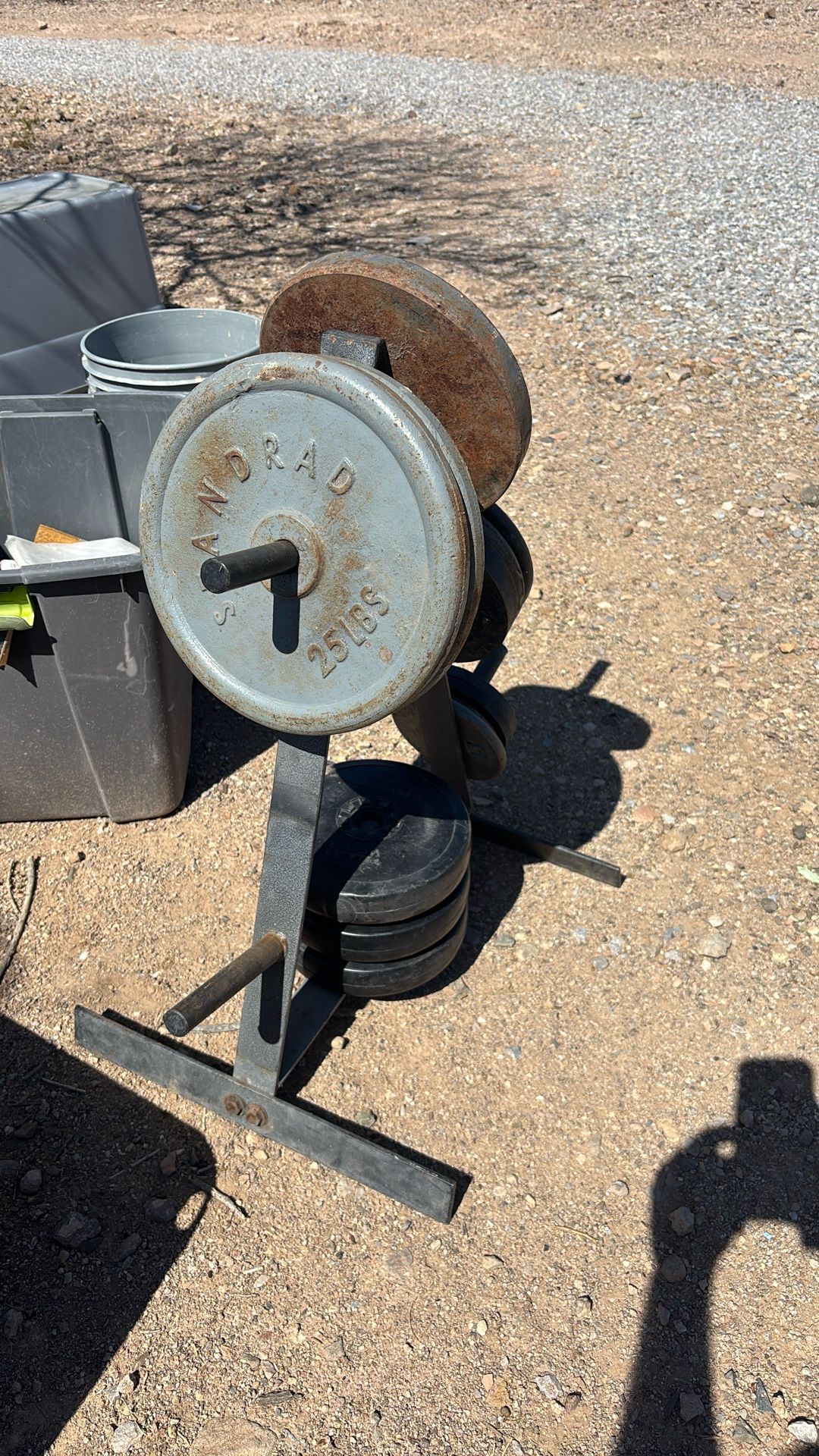 Iron Weight—with Rack