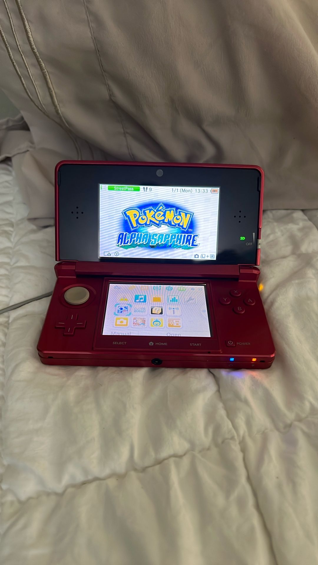 Nintendo 3DS With Alpha Sapphire Pokemon