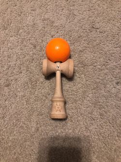 Orange kendama