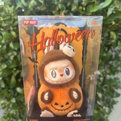 The Monsters Halloween Special Pendant Authentic Labubu Keychain Sealed Pumpkin