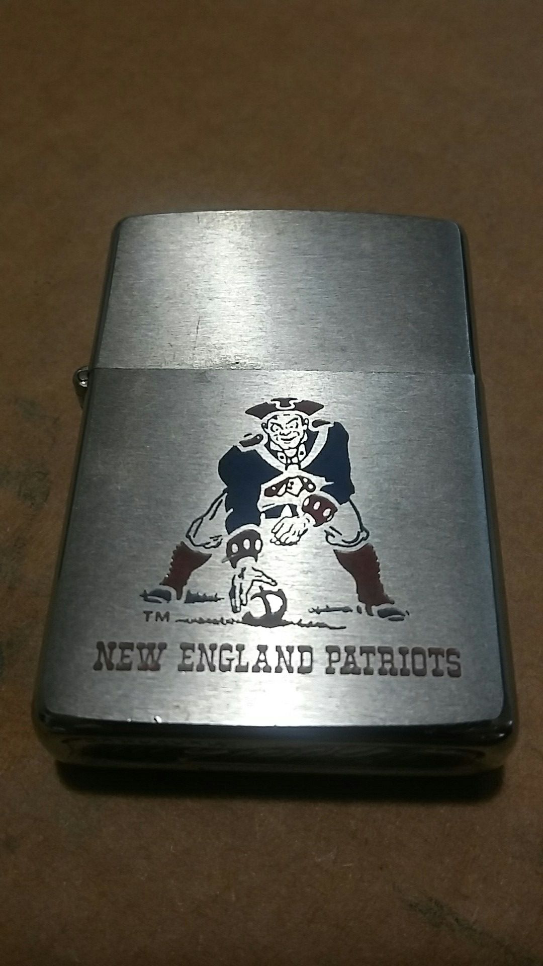 To Zippo lighters of them is a Patriots lighter never use the other one is a Army later